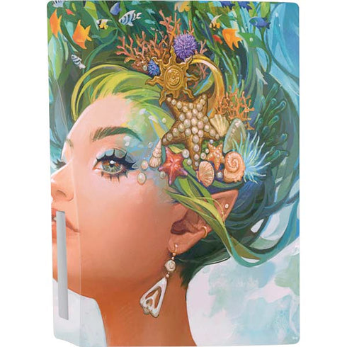 Mermaid with Sea Stars in Her Hair by Ivy Dolamore PS5 Bundle Skin