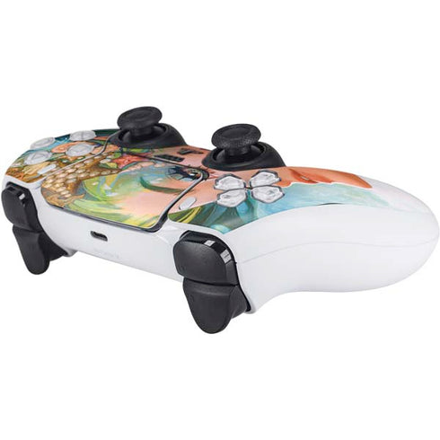 Mermaid with Sea Stars in Her Hair by Ivy Dolamore PS5 Controller Skin
