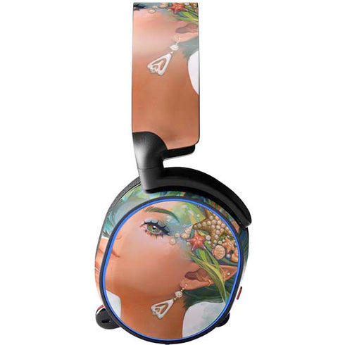 Mermaid with Sea Stars in Her Hair by Ivy Dolamore SteelSeries Arctis 5 Skin