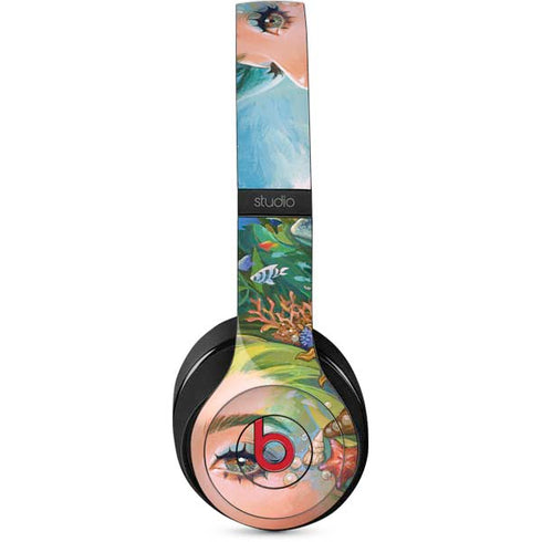 Mermaid with Sea Stars in Her Hair by Ivy Dolamore Studio Wireless Skin