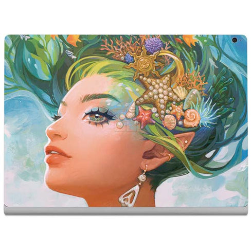 Mermaid with Sea Stars in Her Hair by Ivy Dolamore Surface Book 2 15in Skin