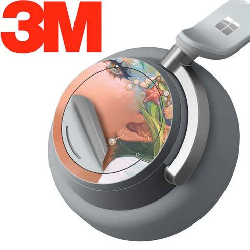 Mermaid with Sea Stars in Her Hair by Ivy Dolamore Surface Headphones Skin