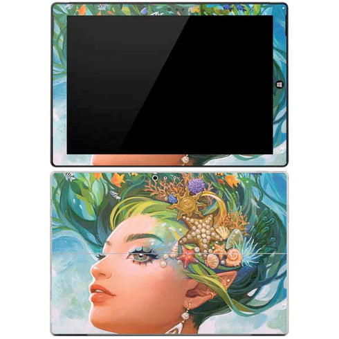 Mermaid with Sea Stars in Her Hair by Ivy Dolamore Surface Pro 3 Skin