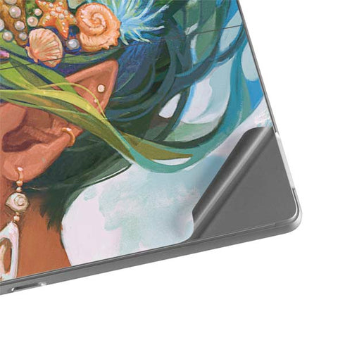 Mermaid with Sea Stars in Her Hair by Ivy Dolamore Surface Pro 9 Skin