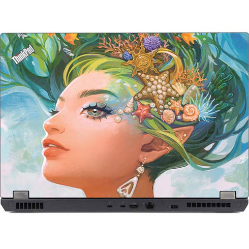 Mermaid with Sea Stars in Her Hair by Ivy Dolamore Lenovo ThinkPad Skin
