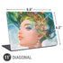 Mermaid with Sea Stars in Her Hair by Ivy Dolamore Universal Laptop 11in (8.8 x 6.2in) Skin