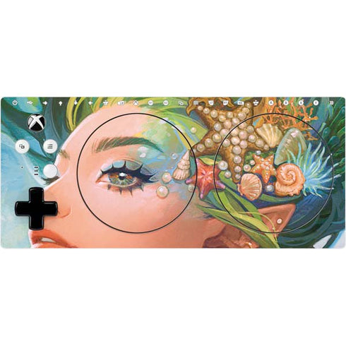 Mermaid with Sea Stars in Her Hair by Ivy Dolamore Xbox Adaptive Controller Skin