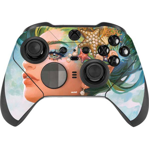 Mermaid with Sea Stars in Her Hair by Ivy Dolamore Xbox Elite Wireless Controller Series 2 Skin