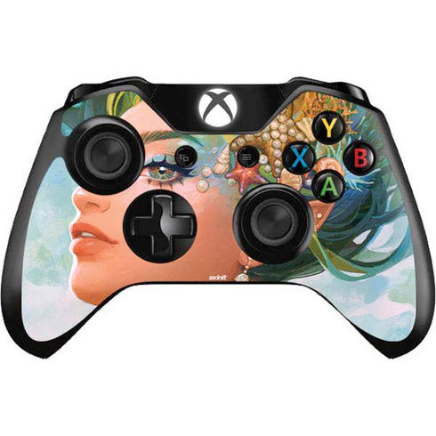 Mermaid with Sea Stars in Her Hair by Ivy Dolamore Xbox One Controller Skin