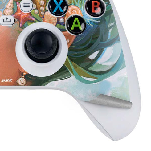 Mermaid with Sea Stars in Her Hair by Ivy Dolamore Xbox Series S Controller Skin