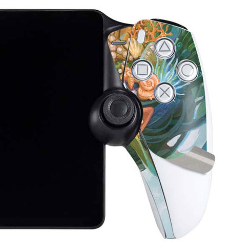 Mermaid with Sea Stars in Her Hair by Ivy Dolamore PlayStation Portal Remote Player Skin