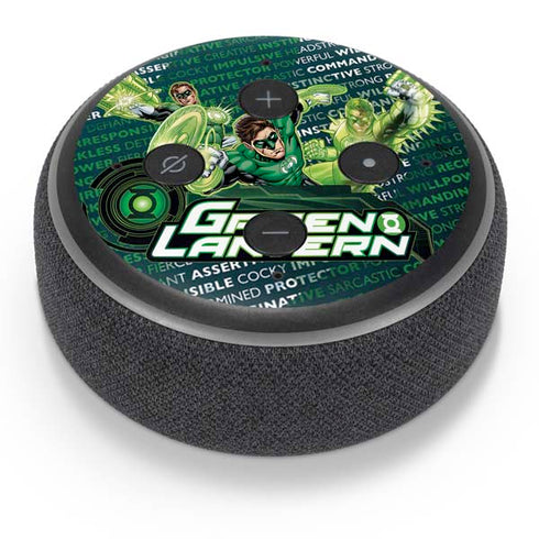 DC Comics Green Lantern Sketch Art Action Pose Amazon Echo Dot Skin