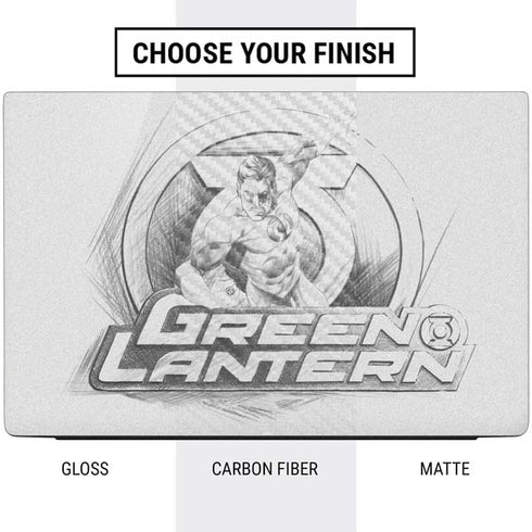 DC Comics Green Lantern Sketch Art Action Pose Dell Vostro Skin