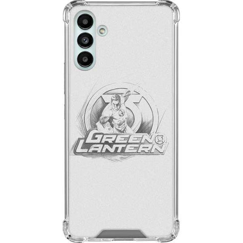 DC Comics Green Lantern Sketch Art Action Pose Galaxy A13 5G Clear Case
