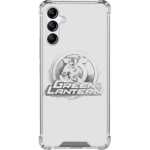 DC Comics Green Lantern Sketch Art Action Pose Galaxy A14 5G Clear Case