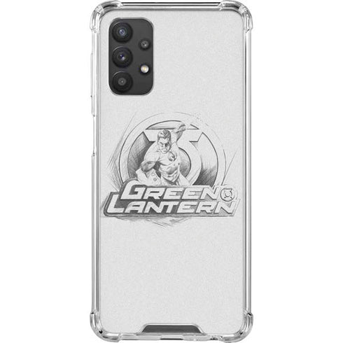 DC Comics Green Lantern Sketch Art Action Pose Galaxy A32 5G Clear Case