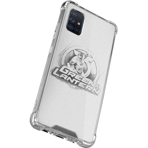 DC Comics Green Lantern Sketch Art Action Pose Galaxy A51 5G Clear Case