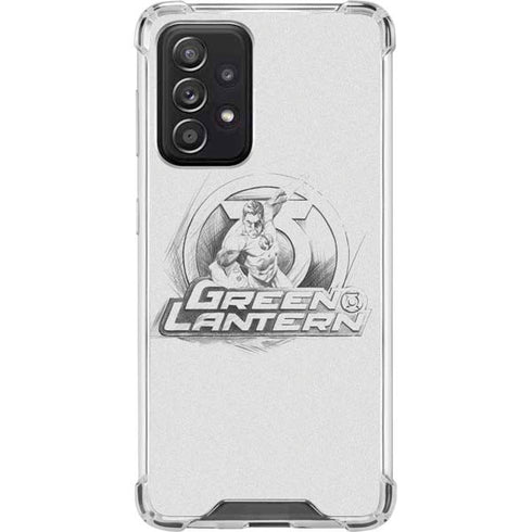 DC Comics Green Lantern Sketch Art Action Pose Galaxy A52 5G Clear Case