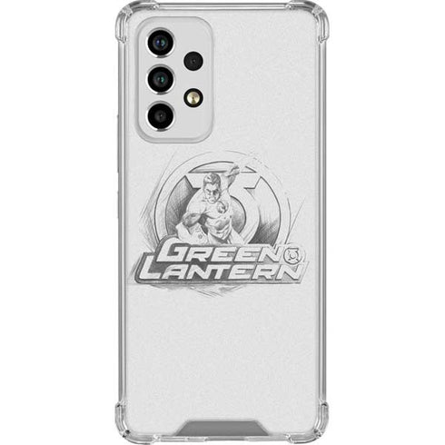 DC Comics Green Lantern Sketch Art Action Pose Galaxy A53 5G Clear Case