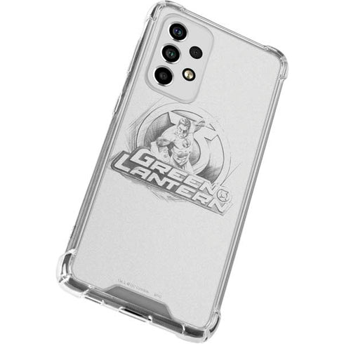 DC Comics Green Lantern Sketch Art Action Pose Galaxy A53 5G Clear Case