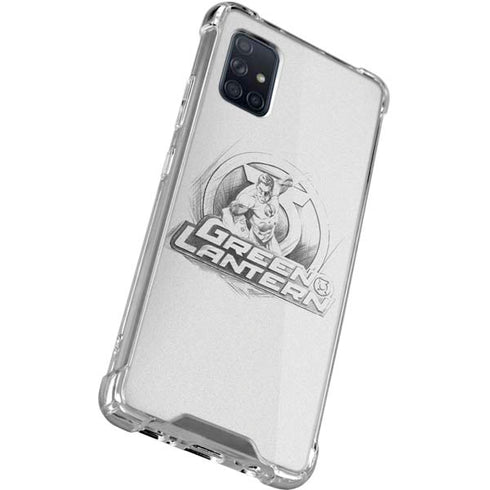 DC Comics Green Lantern Sketch Art Action Pose Galaxy A71 5G Clear Case