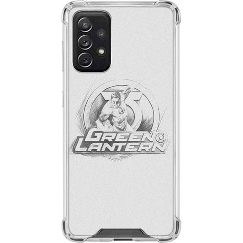 DC Comics Green Lantern Sketch Art Action Pose Galaxy A72 5G Clear Case