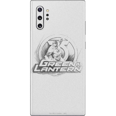 DC Comics Green Lantern Sketch Art Action Pose Galaxy Note 10 Plus Skin