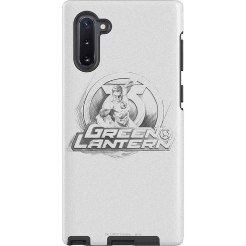 DC Comics Green Lantern Sketch Art Action Pose Galaxy Note 10 Pro Case