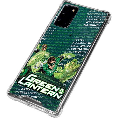 DC Comics Green Lantern Sketch Art Action Pose Galaxy Note20 5G Clear Case