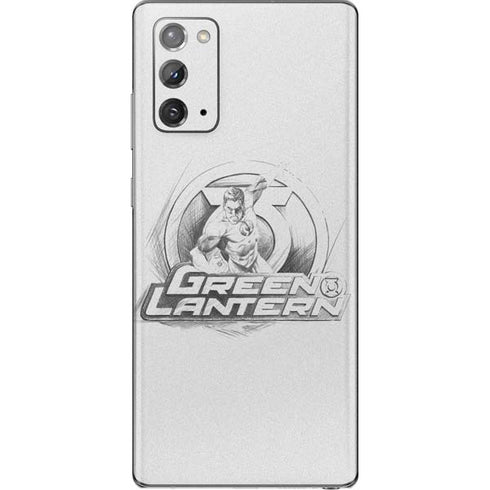 DC Comics Green Lantern Sketch Art Action Pose Galaxy Note20 5G Skin