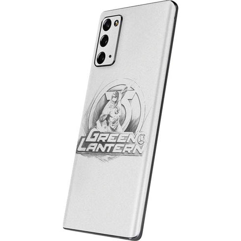 DC Comics Green Lantern Sketch Art Action Pose Galaxy Note20 5G Skin