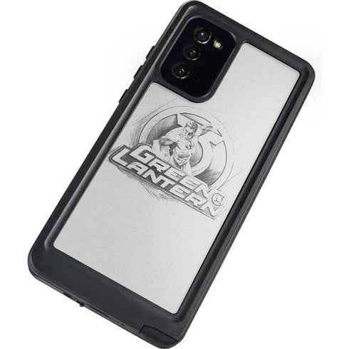 DC Comics Green Lantern Sketch Art Action Pose Galaxy Note20 5G Waterproof Case