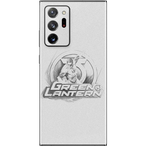 DC Comics Green Lantern Sketch Art Action Pose Galaxy Note20 Ultra 5G Skin