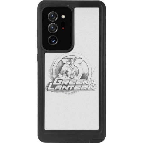 DC Comics Green Lantern Sketch Art Action Pose Galaxy Note20 Ultra 5G Waterproof Case