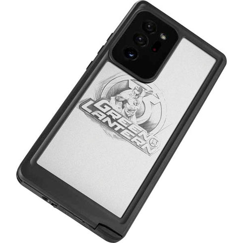 DC Comics Green Lantern Sketch Art Action Pose Galaxy Note20 Ultra 5G Waterproof Case