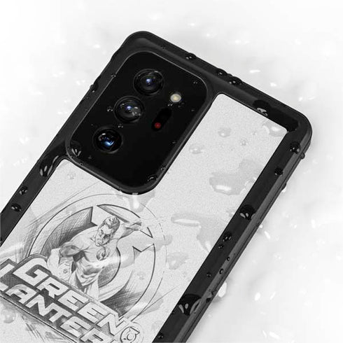 DC Comics Green Lantern Sketch Art Action Pose Galaxy Note20 Ultra 5G Waterproof Case