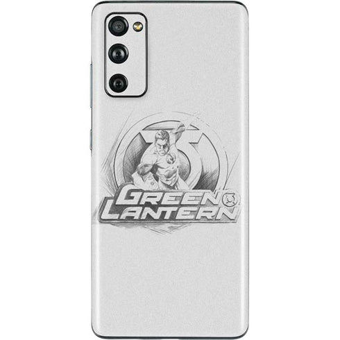 DC Comics Green Lantern Sketch Art Action Pose Galaxy S20 Fan Edition Skin