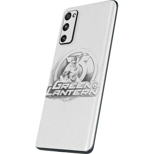 DC Comics Green Lantern Sketch Art Action Pose Galaxy S20 Fan Edition Skin