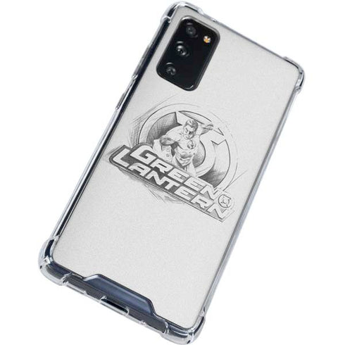 DC Comics Green Lantern Sketch Art Action Pose Galaxy S20 FE Clear Case