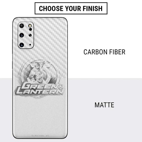 DC Comics Green Lantern Sketch Art Action Pose Galaxy S20 Plus Skin