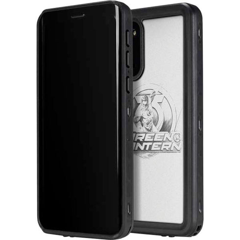 DC Comics Green Lantern Sketch Art Action Pose Galaxy S20 Plus Waterproof Case