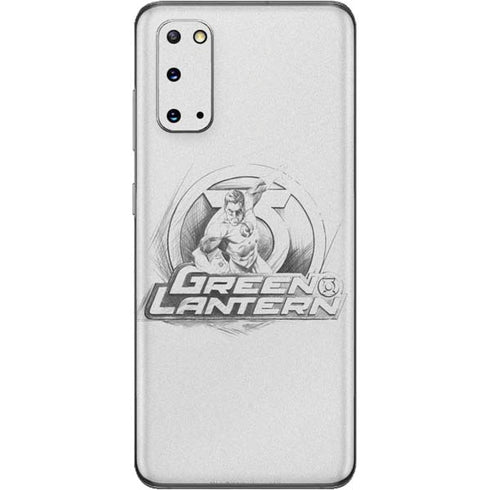 DC Comics Green Lantern Sketch Art Action Pose Galaxy S20 Skin