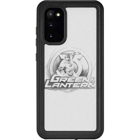 DC Comics Green Lantern Sketch Art Action Pose Galaxy S20 Waterproof Case