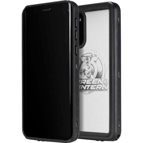 DC Comics Green Lantern Sketch Art Action Pose Galaxy S20 Waterproof Case
