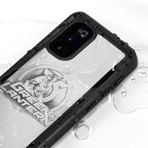 DC Comics Green Lantern Sketch Art Action Pose Galaxy S20 Waterproof Case