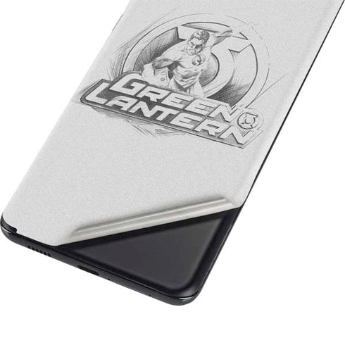 DC Comics Green Lantern Sketch Art Action Pose Galaxy S21 5G Skin