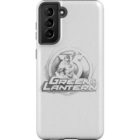 DC Comics Green Lantern Sketch Art Action Pose Galaxy S21 Plus 5G Pro Case