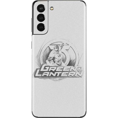 DC Comics Green Lantern Sketch Art Action Pose Galaxy S21 Plus 5G Skin