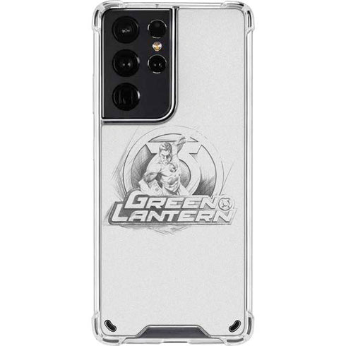 DC Comics Green Lantern Sketch Art Action Pose Galaxy S21 Ultra 5G Clear Case