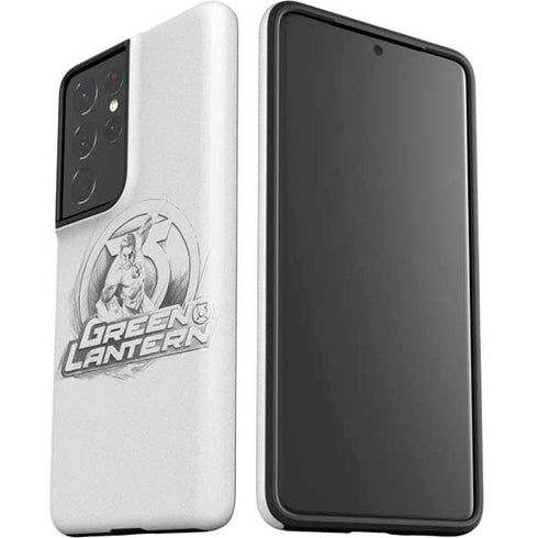 DC Comics Green Lantern Sketch Art Action Pose Galaxy S21 Ultra 5G Pro Case